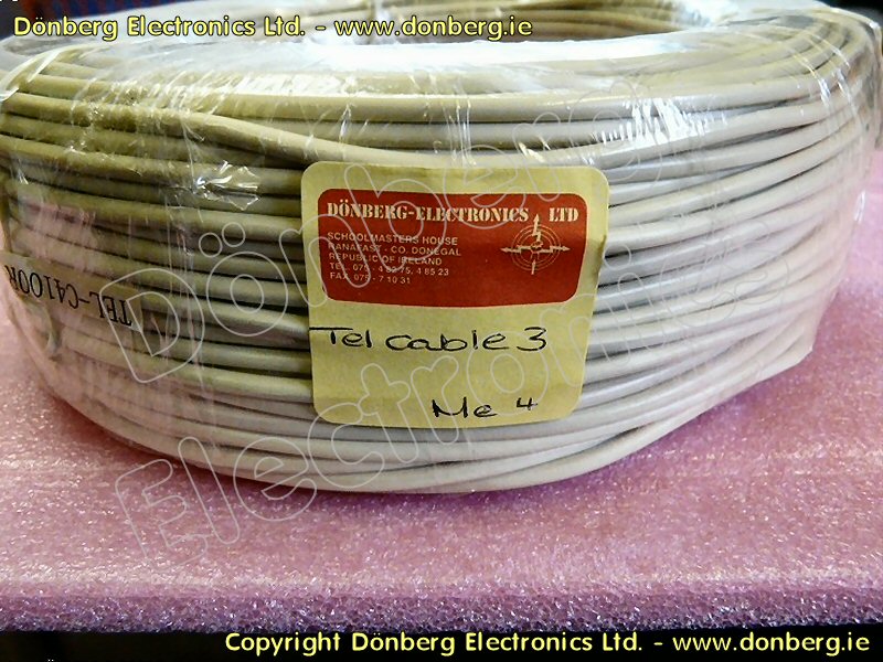 ROND 4 FILS TELEPHONE CABLE 100M IVORY... de Dönberg