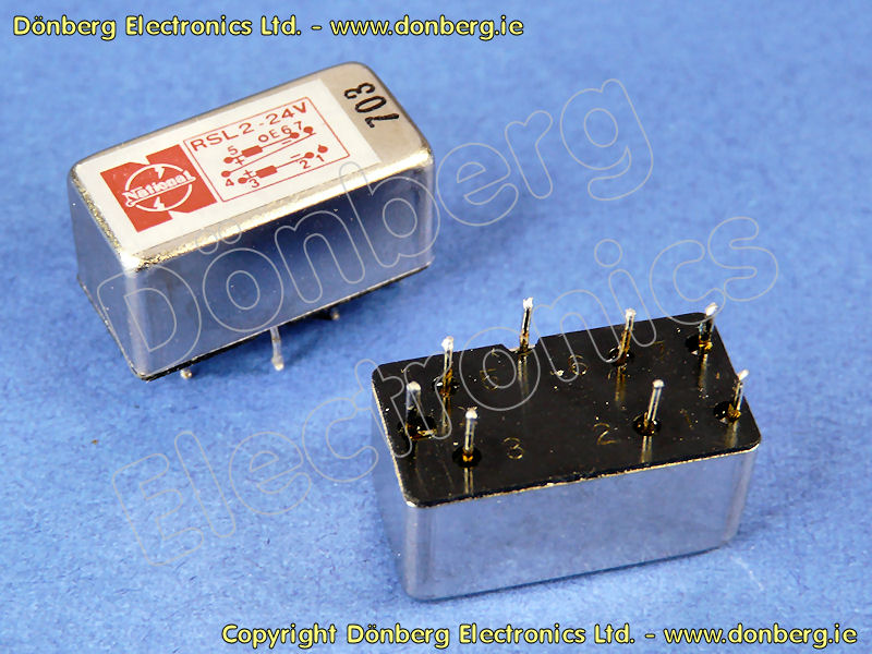 Relais SDS S2-L-24DC DPST-NO/NC 4A - 24V DC, Contacteurs Doubles - Neuf, Fabriqué En Allemagne